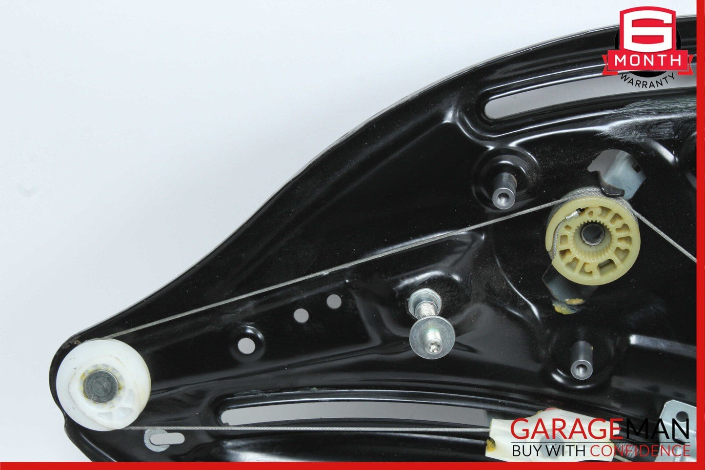 10-16 Mercedes E350 E550 Coupe Rear Left Door Window Regulator Frame w/o Motor