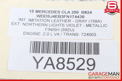 14-19 Mercedes W117 CLA250 Front Left Side Door Window Regulator Motor Unit OEM