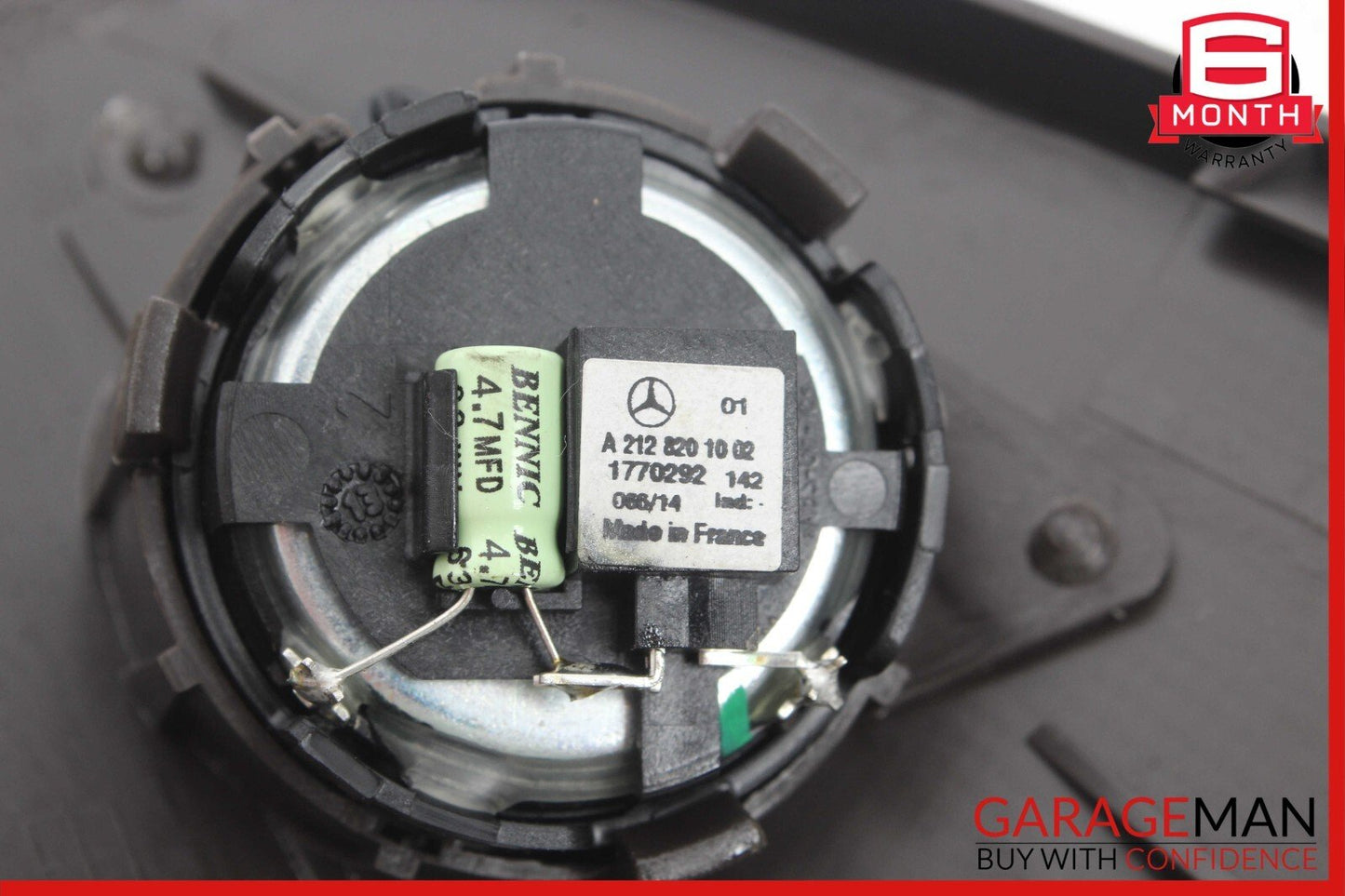 08-14 Mercedes W204 C300 Sedan Front Right Side Door Tweeter Speaker Trim Black