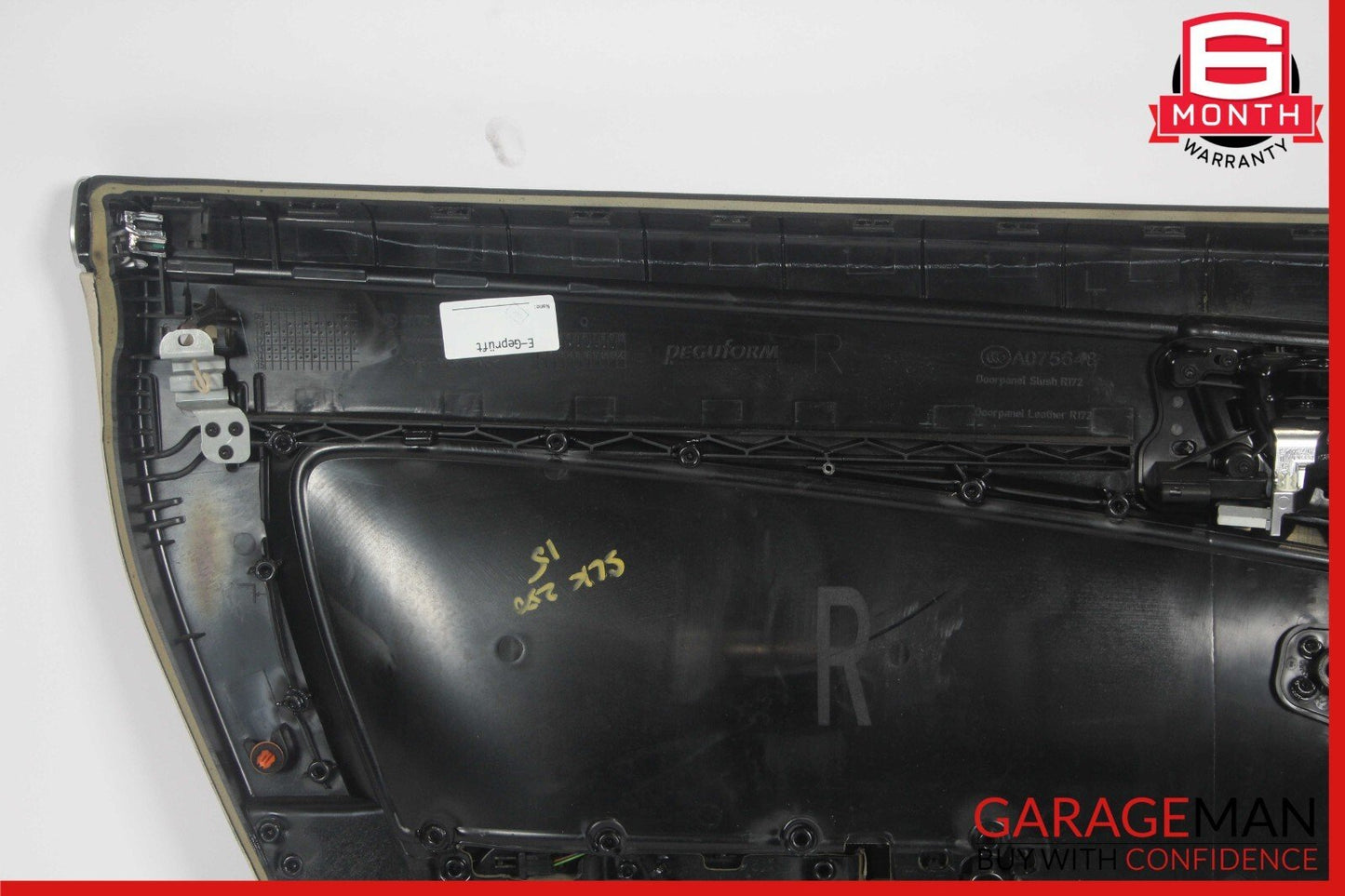 12-16 Mercedes R172 SLK250 Front Right Interior Door Trim Panel Cover Assy Beige