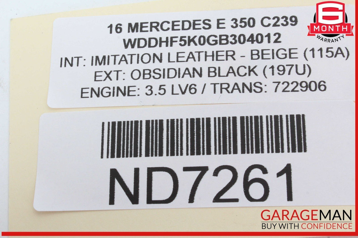 08-20 Mercedes W212 E350 E550 E400 Front Right Side Door Lock Latch Actuator OEM