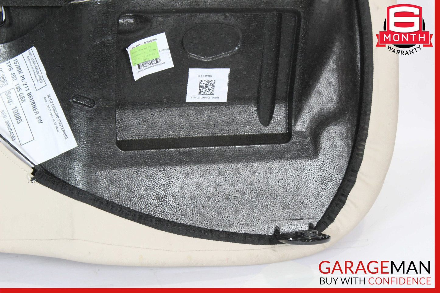 14-22 Maserati Ghibli M157 Rear Seat Cushion Lower Bottom OEM