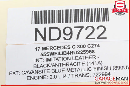 15-20 Mercedes W205 C300 GLC43 AMG Left Side Dash Air A/C Vent 2058303900 OEM