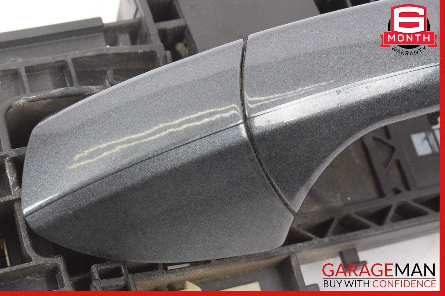 10-13 Mercedes W212 E350 E550 Rear Left Exterior Door Handle Tenorite Gray OEM