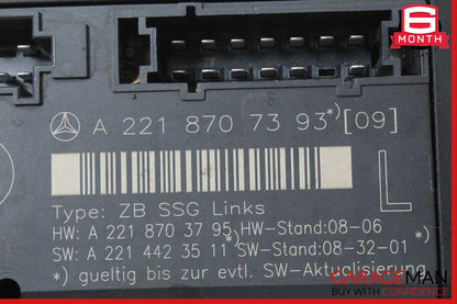 07-13 Mercedes W221 S400 S550 Front Left Driver Seat Control Unit 2218707393 OEM