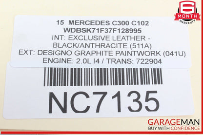 15-21 Mercedes W205 C300 Front Right Passenger Side Shock Strut Absorber OEM