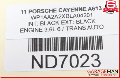 11-18 Porsche Cayenne 958 Parking Buzzer Sensor Speaker 7PP035709A OEM