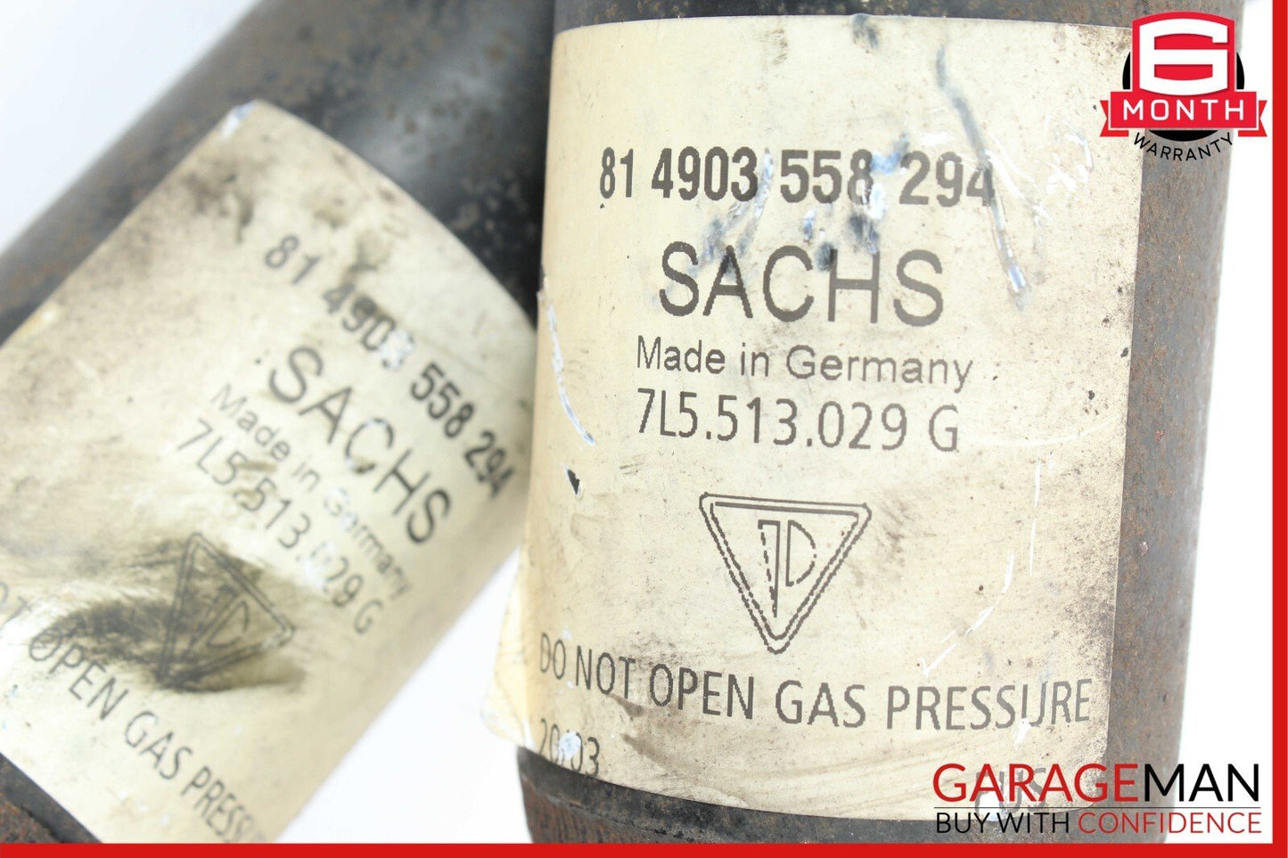 03-10 Porsche Cayenne 955 957 Rear Shock Absorber Spring Strut Set of 2 Pc