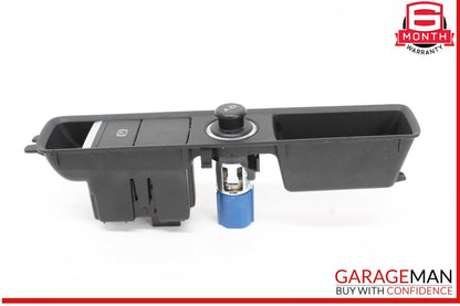 19-24 Audi Q3 Front Center Console Parking Brake Switch w/ Power Outlet OEM