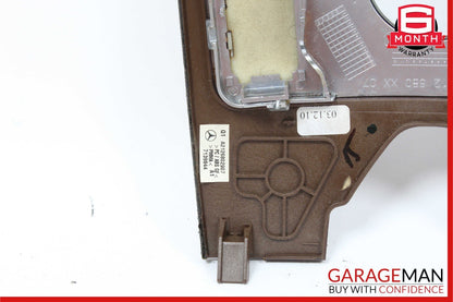 10-13 Mercedes W212 E400 E350 E550 Center Console Switch Trim Bezel Wood OEM