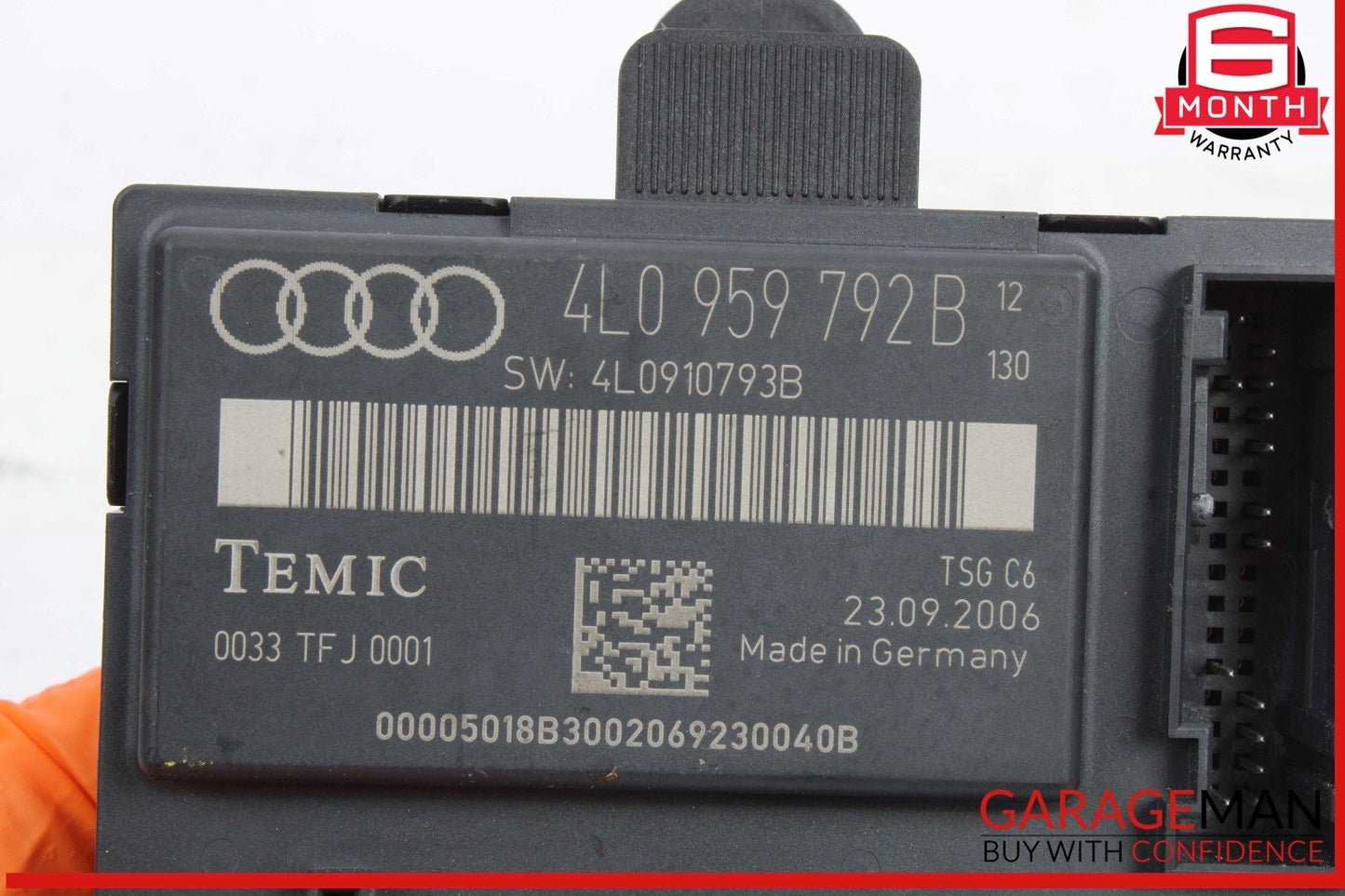 07-09 Audi Q7 Front Right Passenger Side Door Control Module Unit 4L0959792B OEM
