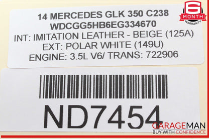 12-15 Mercedes X204 GLK350 C250 Rear Right or Rear Left Side Door Sound Speaker