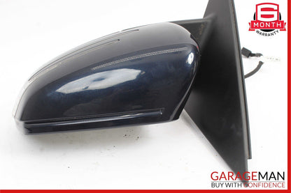 12-14 Mercedes W204 C300 Front Left Side Mirror Door Rear View Glass Blue OEM