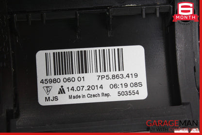 11-18 Porsche Cayenne 958 Center Console Shifter Trim Bezel OEM