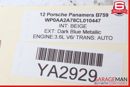10-16 Porsche Panamera 970 Rear Right Door Window Regulator Motor Unit
