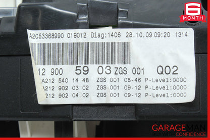 10-13 Mercedes W212 E350 E550 Instrument Cluster Speedometer 2129005903 OEM