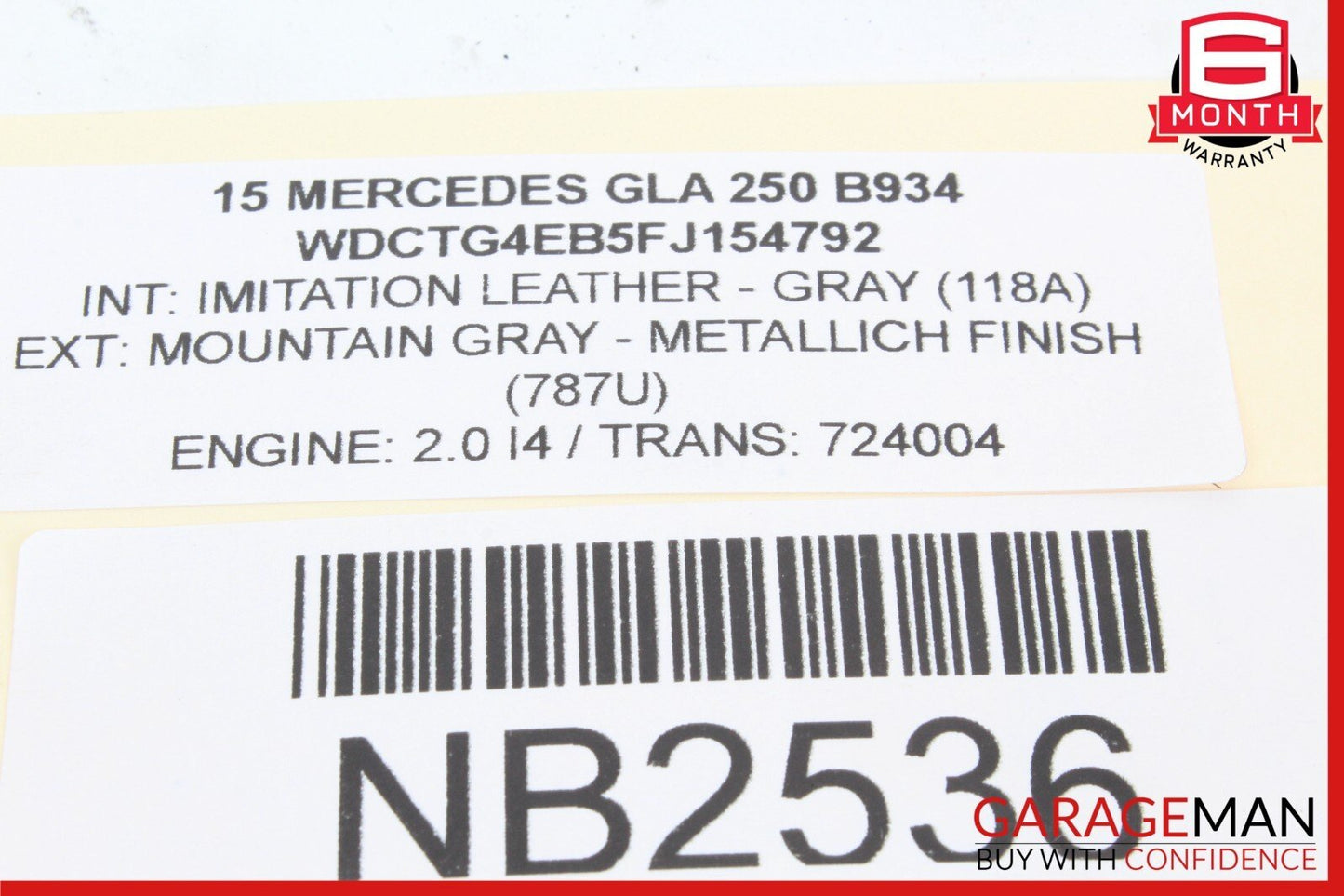 14-20 Mercedes X156 GLA250 CLA250 Rear Right Suspension Lower Control Arm