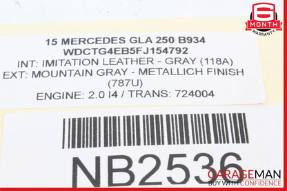 14-20 Mercedes X156 GLA250 CLA250 Rear Right Suspension Lower Control Arm