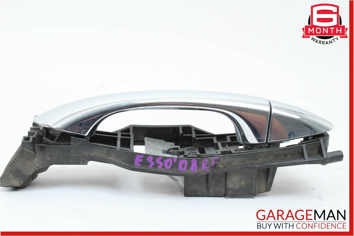 03-09 Mercedes W211 E63 AMG E350 Front Right Side Exterior Door Handle Silver