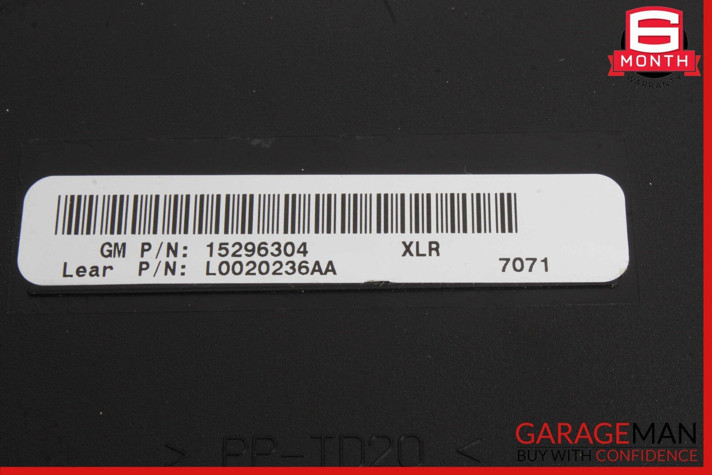 04-09 Cadillac XLR Front Left Driver Side Under Seat & Seat Control Module OEM