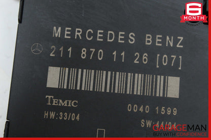 03-09 Mercedes W211 E350 4Matic Front Left Side Door Control Module OEM