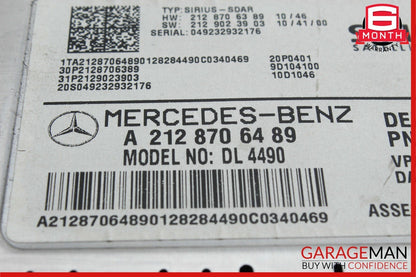 10-17 Mercedes CLS550 CLS400 SLK200 C250 Sirius Satellite Radio Receiver Module