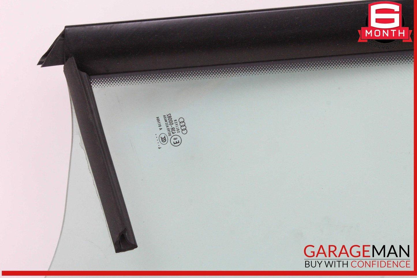 10-17 Audi A5 Convertible Rear Right Quarter Window Glass OEM