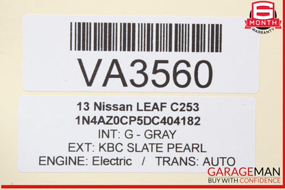 13-17 Nissan Leaf Rear Left Driver Side Window Regulator w/ Motor OEM
