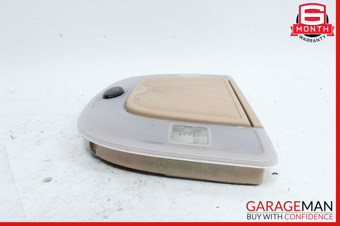 00-06 Mercedes W220 S430 S55 AMG Rear Headliner Reading Map Dome Light OEM