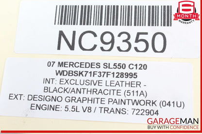 07-12 Mercedes R230 SL550 Sachs Rear Left ABC Hydraulic Shock Absorber OEM