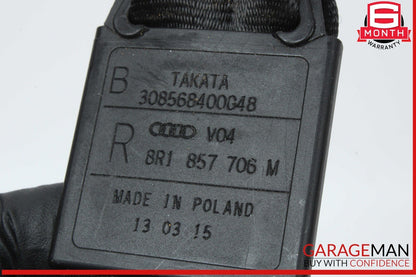09-17 Audi Q5 SQ5 Front Right Passenger Side Seat Belt Seatbelt Black OEM