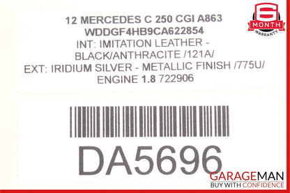 08-18 Mercedes W204 C250 E400 E350 Front Right Side Door Control Module Unit