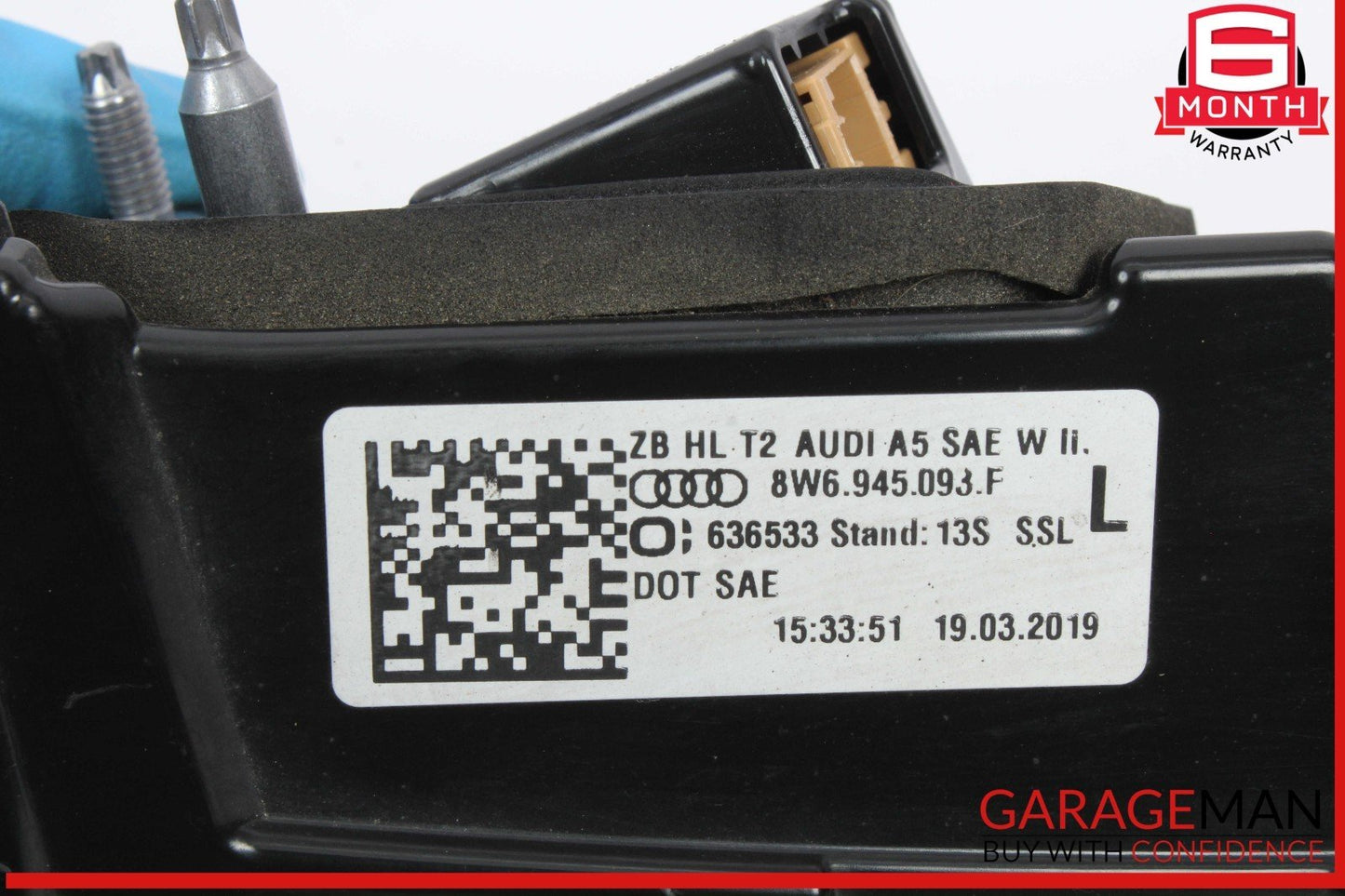 18-24 Audi S5 RS5 Rear Left Driver Side Inner Tail Light Lamp 8W6945093F OEM