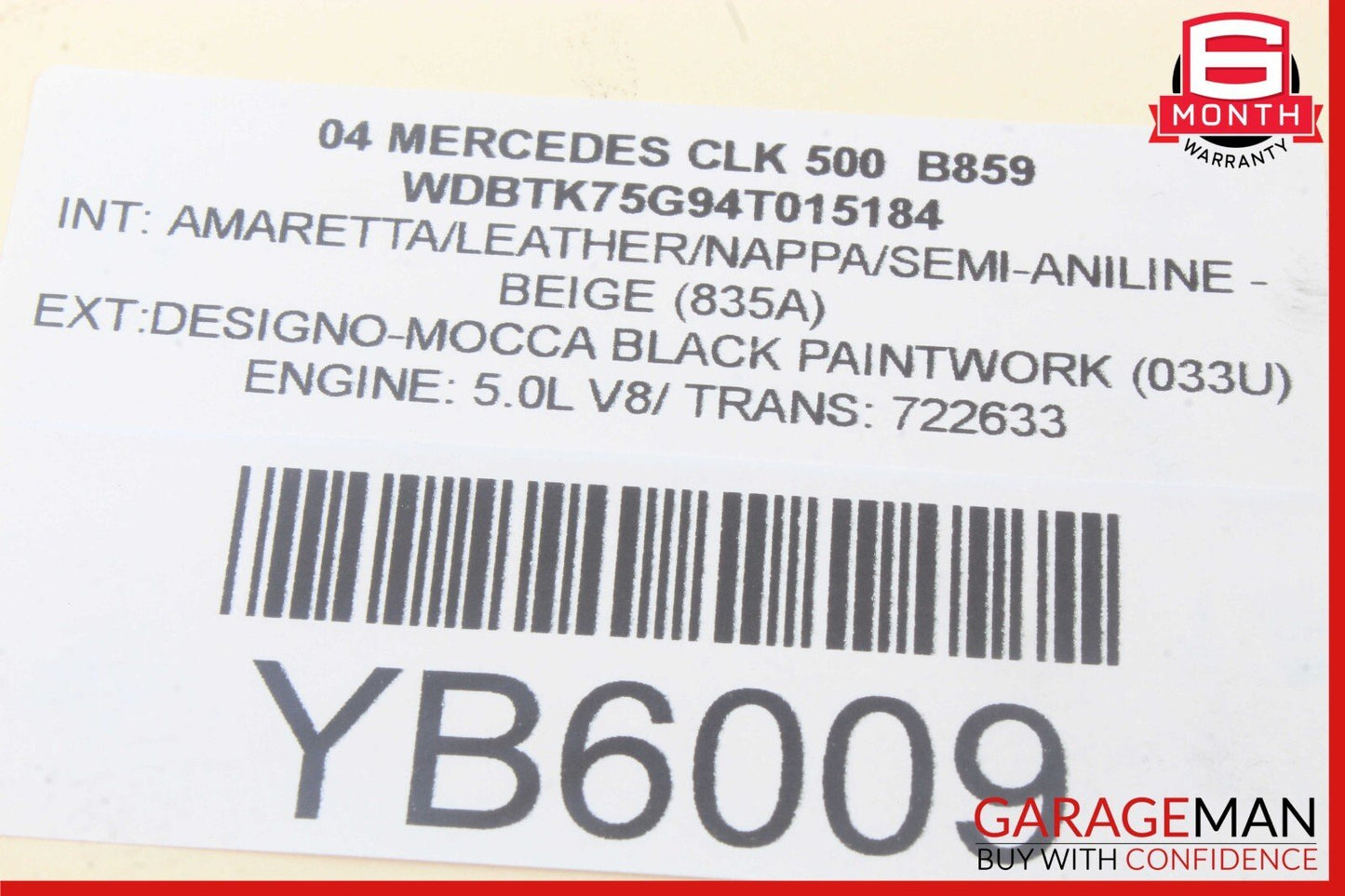 00-13 Mercedes W209 CLK500 C300 CL500 Engine Throttle Valve Body 1131410125 OEM
