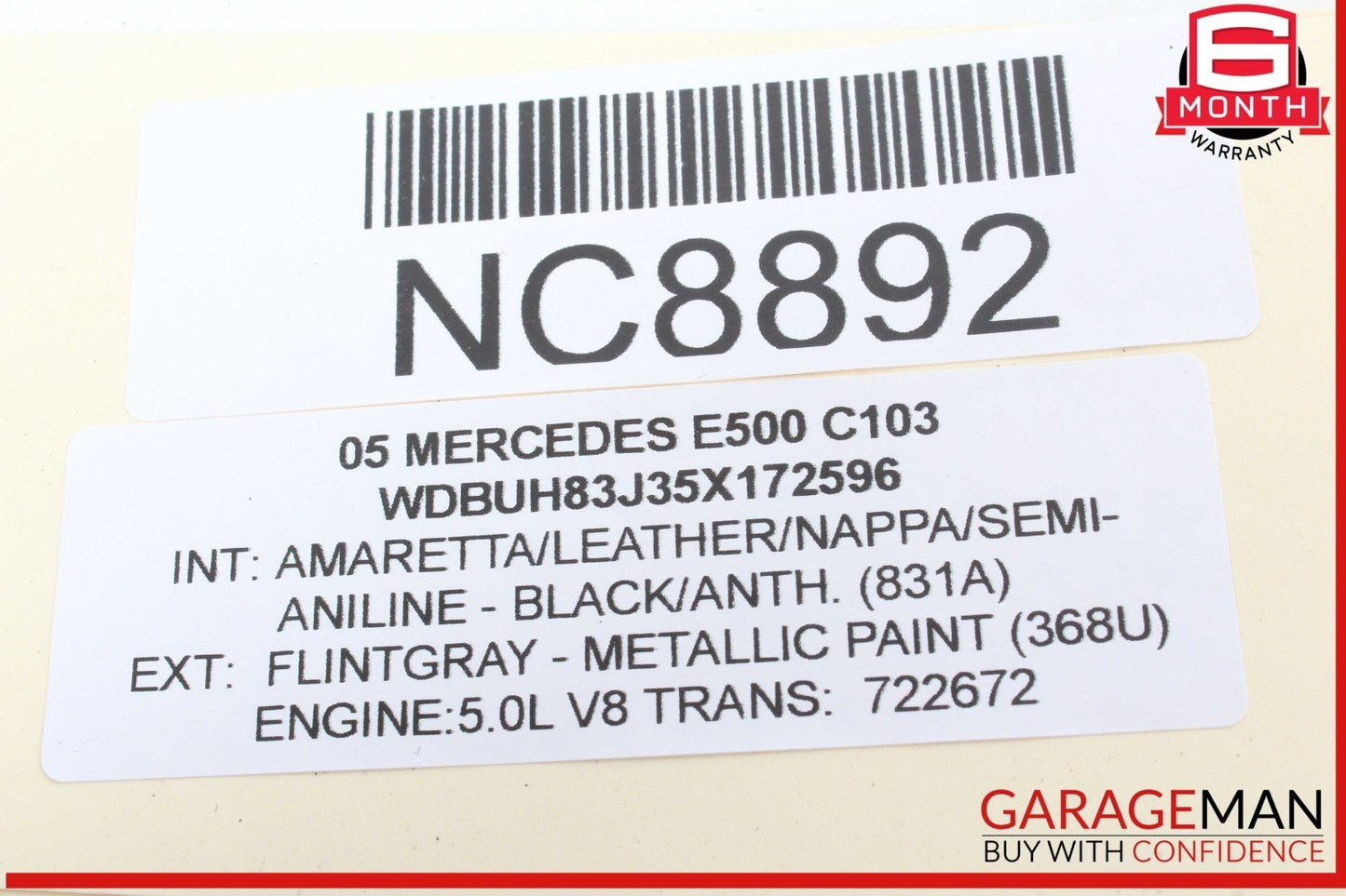 03-06 Mercedes W211 E500 E320 E350 Front Left Side Foglight Fog Light Lamp OEM