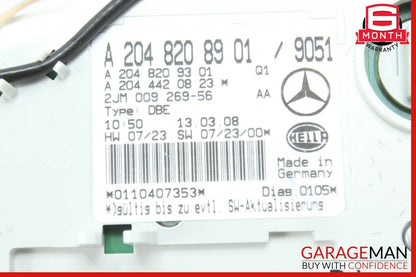 08-11 Mercedes W204 C350 C63 AMG C300 Overhead Dome Light Lamp Assembly Black