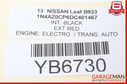 13-24 Nissan Leaf Rear Left Driver Side Window Regulator Motor 82731-3NF0A OEM