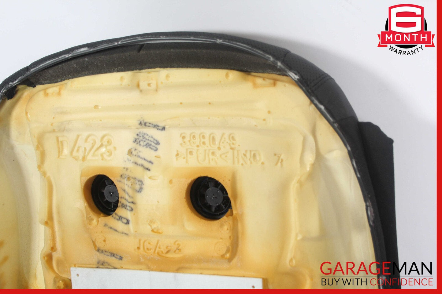 07-10 Mercedes W216 CL550 Front Right Side Bottom Lower Seat Cushion Black OEM