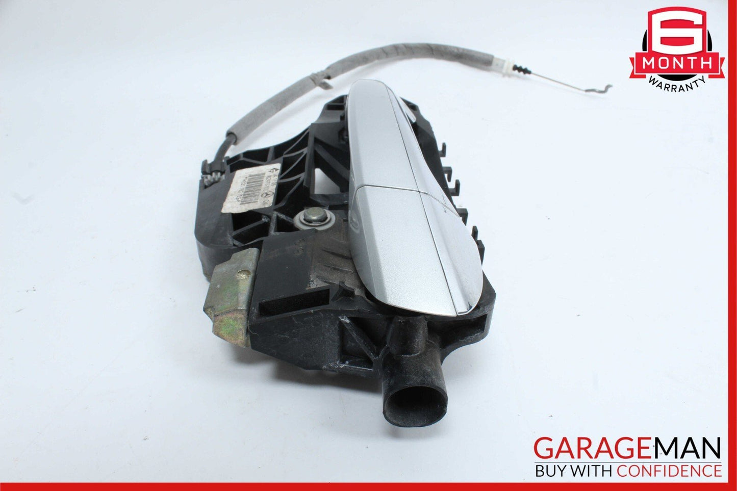 07-13 Mercedes W221 S550 Rear Left Driver Side Exterior Door Handle Silver OEM