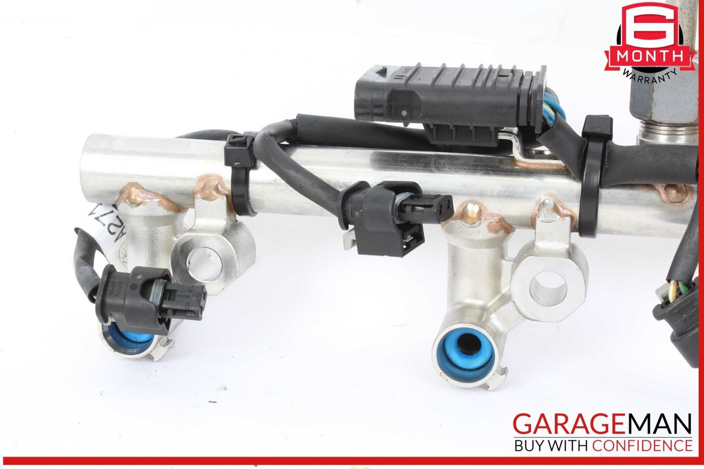 12-15 Mercedes W204 C250 SLK250 1.8L M271 Fuel Injector Rail Line Assembly OEM
