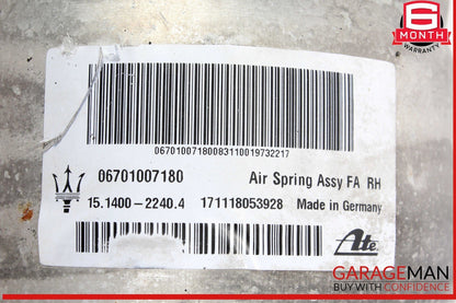 17-20 Maserati Levante M161 Front Right Side Air Active Shock Strut OEM