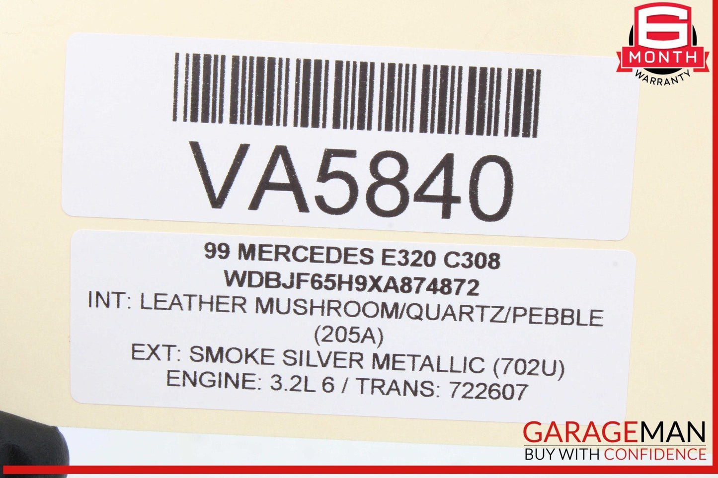 98-02 Mercedes W210 E320 Panoramic Sunroof Sun Roof Motor 2028200508 OEM