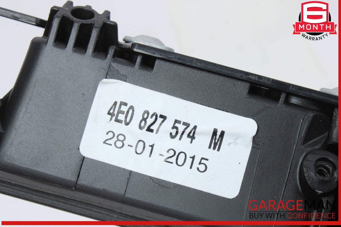 13-17 Audi A5 S5 Rear Trunk Lid License Plate Light Assembly 4E0827574M OEM