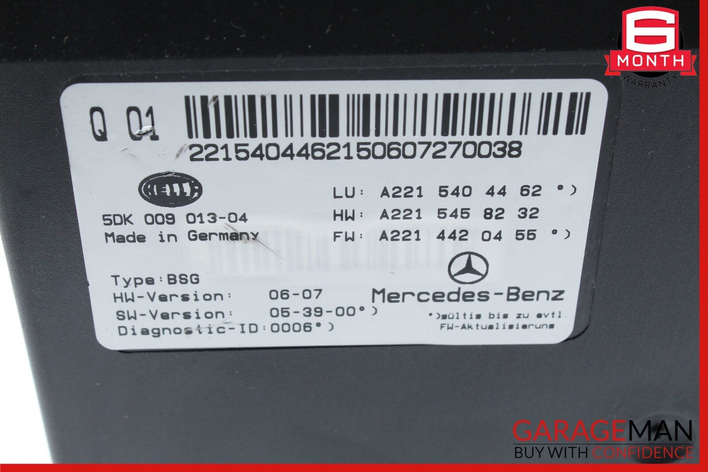 07-14 Mercedes W216 CL550 S550 Electric Power Supply Control Fuse Box Module OEM