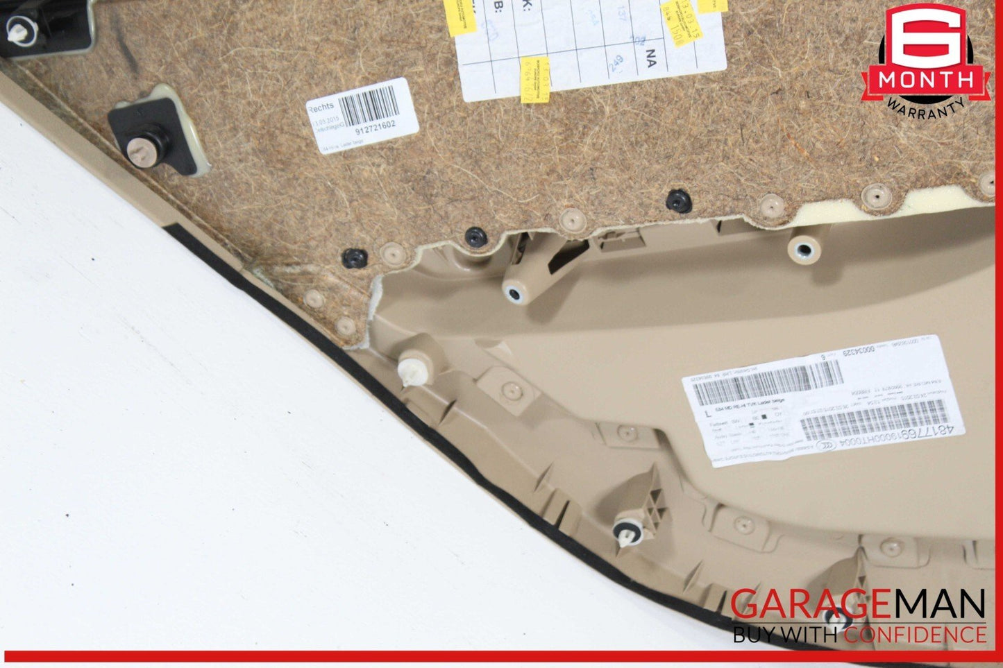 12-15 BMW X1 Rear Right Passenger Side Interior Door Trim Panel OEM