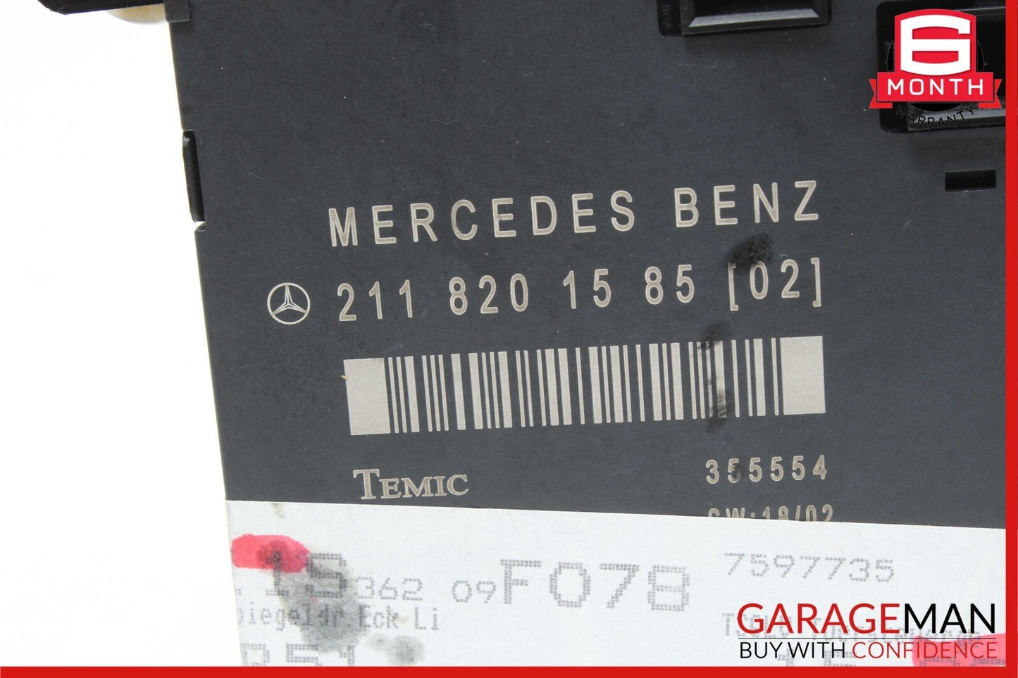03-09 Mercedes W211 E320 E550 Front Left Driver Side Door Control Module OEM