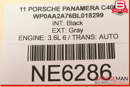 10-16 Porsche Panamera 970 Front Center Console Ast Tray Ashtray Aluminium OEM