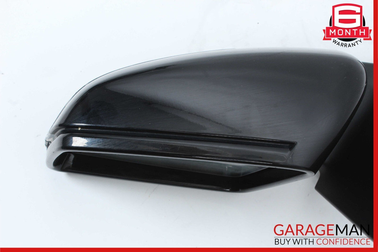 12-14 Mercedes W204 C300 Sedan Left Driver Side Rear View Door Mirror Black OEM