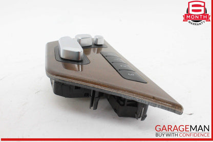 10-16 Mercedes W207 E400 E550 Front Left Side Seat Adjustment Switch w/ Trim OEM