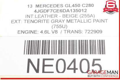 06-13 Mercedes X164 GL450 ML350 Rear Right or Left Suspension Upper Control Arm